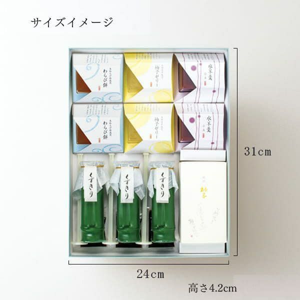 涼菓詰合せ 5品入 サイズ